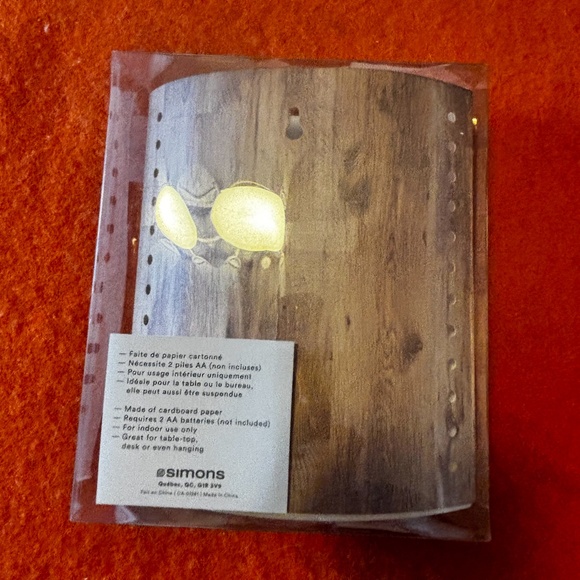 Festive Christmas tree and stars paper lantern NWT - Picture 5 of 10